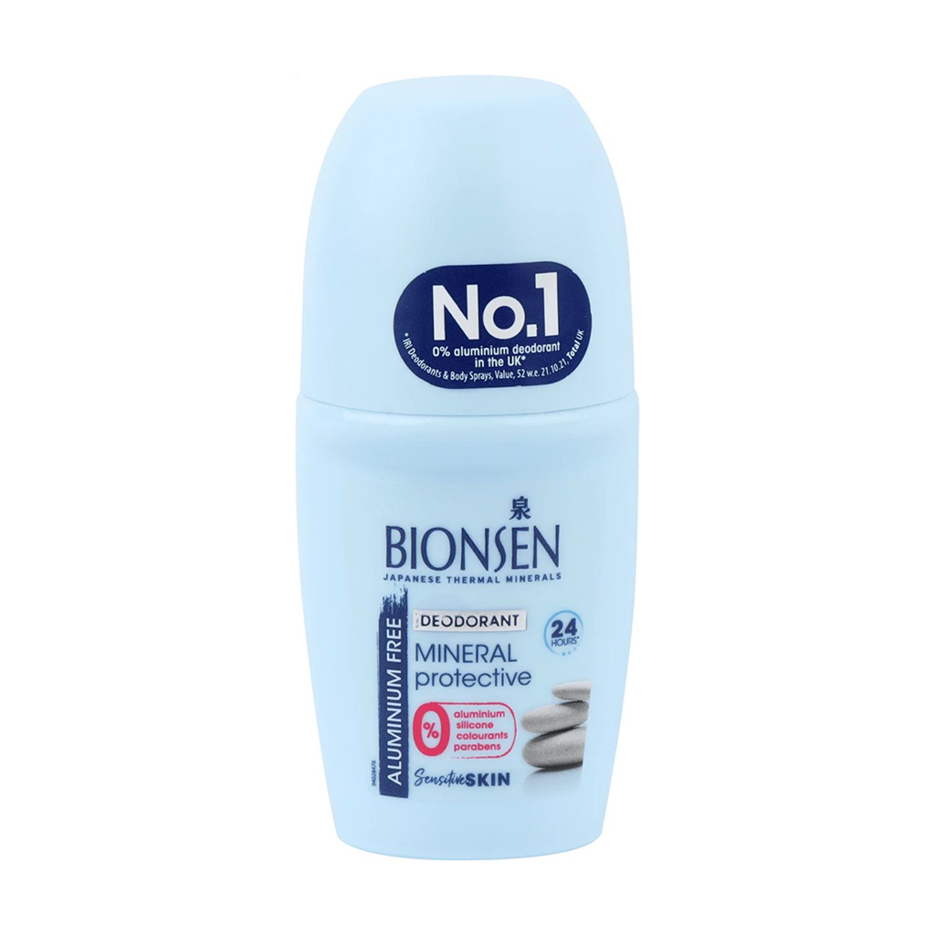 Кульковий дезодорант Bionsen Mineral Protective Deodorant 24H унісекс, 50 мл
